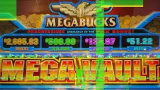 GLITCHY SLOT Won't Stop PAYING ME! 🍀 MEGABUCKS Mega Vault 💰