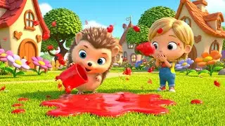 Oops! Baby Hedgehog Dropped All the Paint 🦔 | Kids Songs & Nursery Rhymes