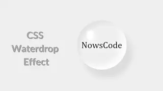 CSS Water Drop Effects #html #css #csseffect #waterdropeffects