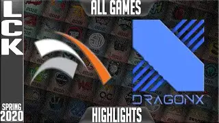 HLE vs DRX Highlights ALL GAMES | LCK Spring 2020 W6D1 | Hanwha Life Esports vs DragonX