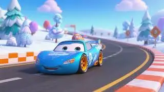❄️ Frozen Lane Racer 2 | Exciting Winter Racing Adventure for Kids! 🚗⛄