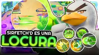 SIRFETCHD es una LOCURA 😳| Gameplay FILTRADO Pok&eacute;mon Unite