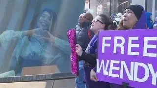 Wendy Williams Waves & Calls Down to PROTESTERS at NYC Rally for Her Freedom