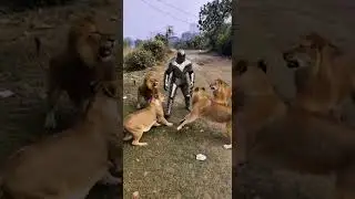 A man wearing full-body spiked stainless steel  armor  #viral #trending #funny #wildlife #explore