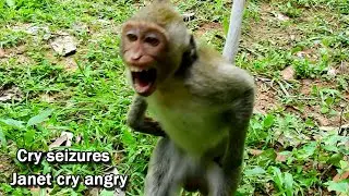 Cry terrible...Janet crying seizures loudly request mango, Janet no milk today Janet hungry so much