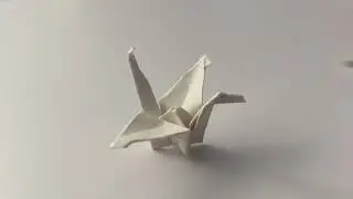 the beginning of a senbazuru