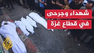 تشييع شهداء إثر استهداف قوات الاحتلال لأحياء الصبرة وتل الهوى بمدينة غزة