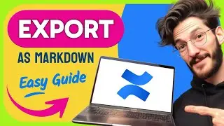 How to EXPORT as MARKDOWN in Confluence (Step by Step)