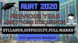 AUAT Previous Year paper Discussion | Syllebus, question pattern, Difficulty level|