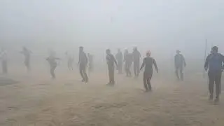 Army bharti training in the fog 🥶❄️❄️| Achievers military academy