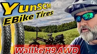 Обзор замены шин Wallke H9 AWD Ebike YunSCM