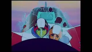 Gatchaman 1972 / Scene from episode 101 in Japanese with English subtitles 