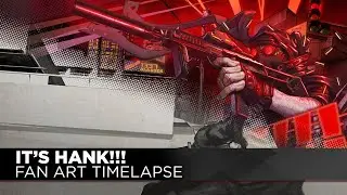 IT'S HANK!!! - Fan Art Timelapse