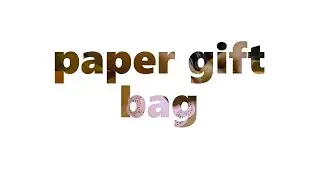 Paper Gift Bag #artwithpaper #papergiftbag #DIY #PaperDoilies