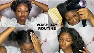 *GIVEAWAY* Transitioning Hair Wash Day Routine | Niara Alexis