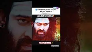 PRABHAS Cameo in🕉️Kannappa #prabhas #salaar #kannappa #aura #movie #music #song #ytshorts #shorts