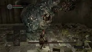 DARK SOULS: REMASTERED - Asylum Demon Killed 1st Encounter with Fists