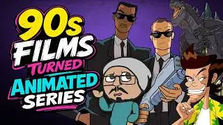 Я посмотрел ВСЕ фильмы 90-х, превращенные в мультсериалы, и нашел там как настоящие жемчужины, та...
