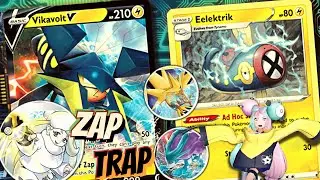 Eelektrik Deck. 🐍⚡ Turn 1 Item Lock with Paralysis! W/ Vikavolt V & Zapdos. PTCGO Lost Origin