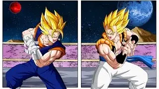 Gogeta vs Vigeto dragonabll z budaki tenkiechi 3 1080p 60fps