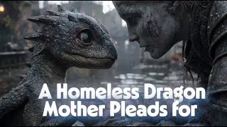 A Homeless Dragon Mother Pleads for a Small Meal for Her Child — The Human Veteran Can’t Refuse