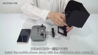 Sunnylife Mobile Phone Holder with Sun Hood for for Mavic Air 2/ Mini/ Pro/ 2/ Air/ Spark