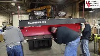Polyurethane Snowplow Cutting Edge Installation
