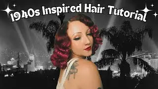 How I Do My 1940s Inspired Hair | 1940s Inspired Hair Tutorial