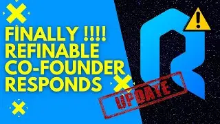 FINALLY !! REFINABLE Co-Founder responds, $FINE Token Launch a Failure UPDATE !