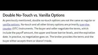 What Is a Double No-Touch Option in Online?