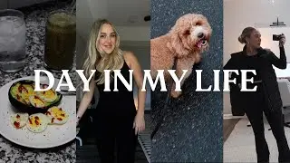 WORKDAY VLOG  // realistic day in my life, fall morning routine, at home workout, productive monday