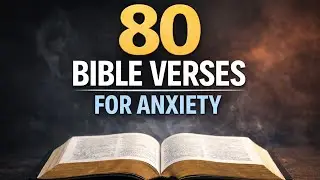 Bible Verses For Anxiety  | 80 Powerful Scriptures | 8 Minutes With  Music