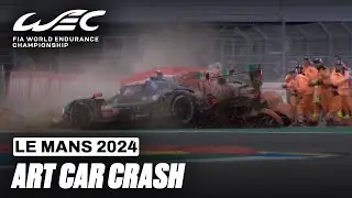 Big One For The BMW Art Car 😓 I 2024 24 Hours of Le Mans I FIA WEC