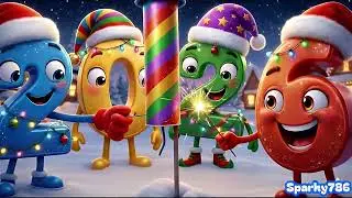 Happy New Year 2026 🎇 | Fun Characters Launch the Rocket