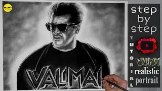 how to draw valimai ajith|step by step|crafty sanjay