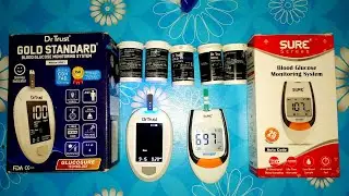 Dr Trust Gold Standard Blood Glucometer Meter in Hindi Test Strip Best Glucometer Machine drtrust
