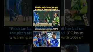 Pakistan batter issued strong warning for damaging the pitch #cricket #indvspak #uae #usa #australia