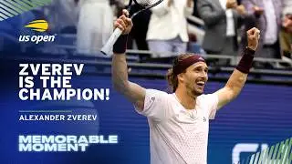 Alexander Zverev's Title-Winning Moment | 2026 US Open