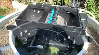 Draco drop in drum in a Nexus 320+ , can&rsquo;t believe how clear the pond is!!! 