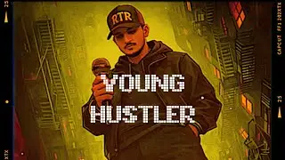 YOUNG HUSTLER - RAAJ THE RAPPER (Visualizer) | Punjabi Rap | New Punjabi Songs 2026