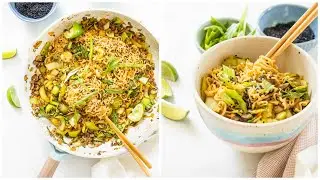 Vegan Ramen Noodles with Mushrooms & Bok Choy | This Savory Vegan