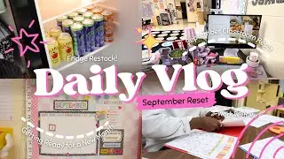 PREK TEACHER | DAILY VLOG | September Reset! Getting Ready For A New Month In PreK!