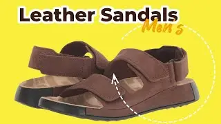 Ecco Mens Leather Sandal - Best Leather Sandals for Men 2024
