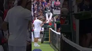 Fabio Fognini is one of a kind 😂 #wimbledon #shorts #tennis #fabiofognini