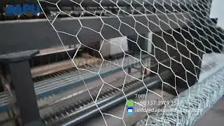 Hexagonal wire mesh machine