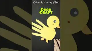 Kids Duck Craft #craft #duckcraft #kids #diy #shorts