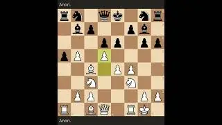 Black Blunders Chess Game Online 12 #shorts