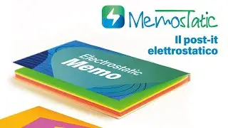 Memostatic Block-notes elettrostatici personalizzati con copertina