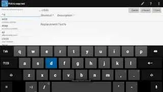 Snippet management and text expander for android tablets and phones