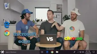Edge vs Chrome (Internet Explorer vs Google Chrome) на русском)